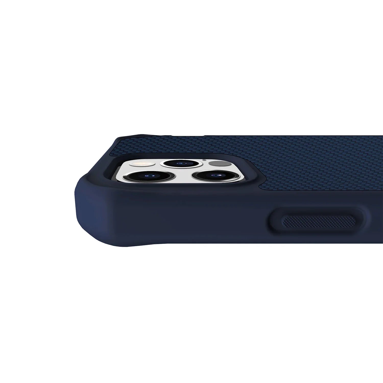 Itskins Hybrid Ballistic iPhone 12 & 12 Pro Magsafe Case - Dark Blue - Tashqila Itskins Hybrid Ballistic iPhone 12 & 12 Pro Magsafe Case - Dark Blue - Tashqila